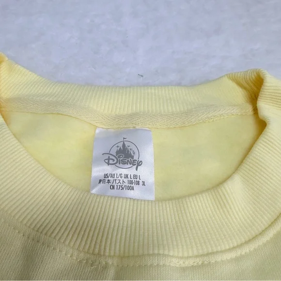WDW Walt Disney world Yellow Mickey Mouse Crewneck pullover sweatshirt new - Picture 9 of 9